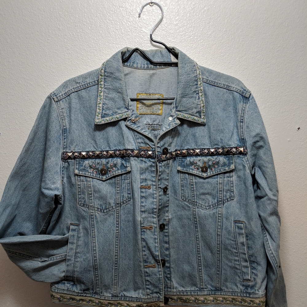 Vintage Liz Claiborne Jean Jacket size large